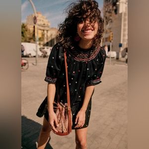 Gorgeous embroidered dress Sezane